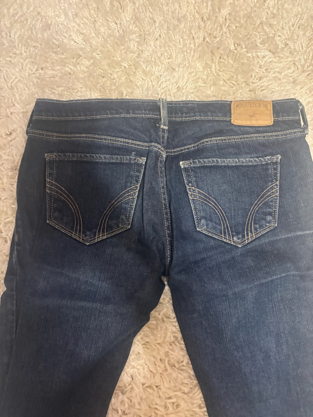 Women's Blue Skinny Jeans - Picture 3 of 4